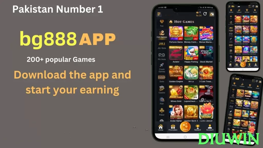 Diuwin game app for Pakistan players - 2